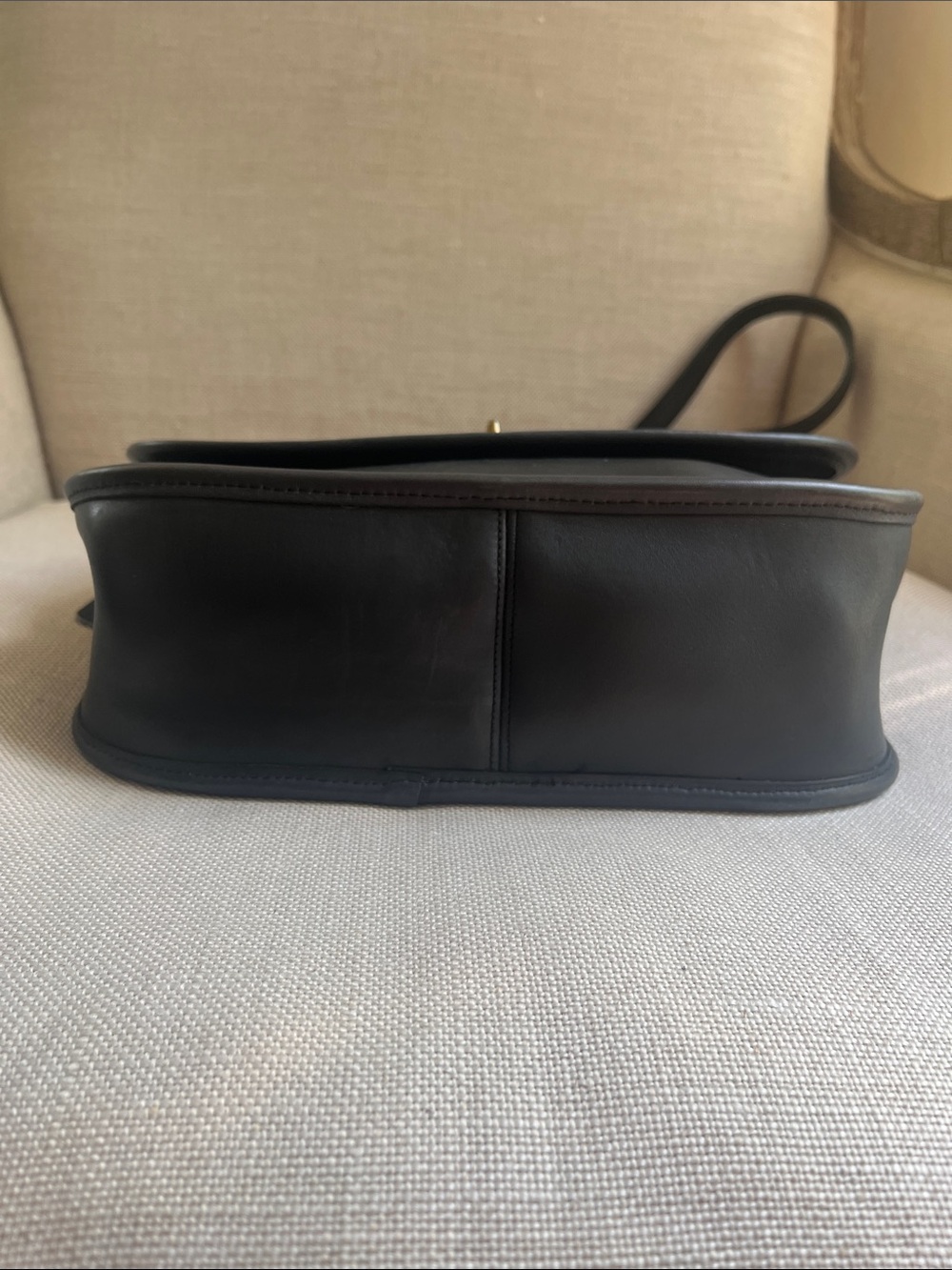 Coach Vintage NYC City Bag 9790 Black Leather Shoulder Bag EUC - Picture 8 of 14